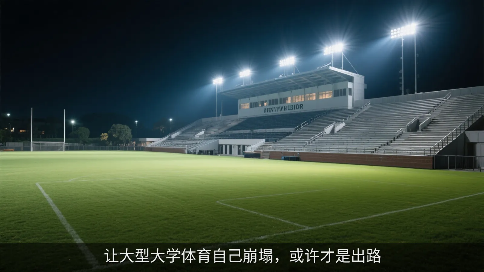 让大型大学体育自己崩塌，或许才是出路